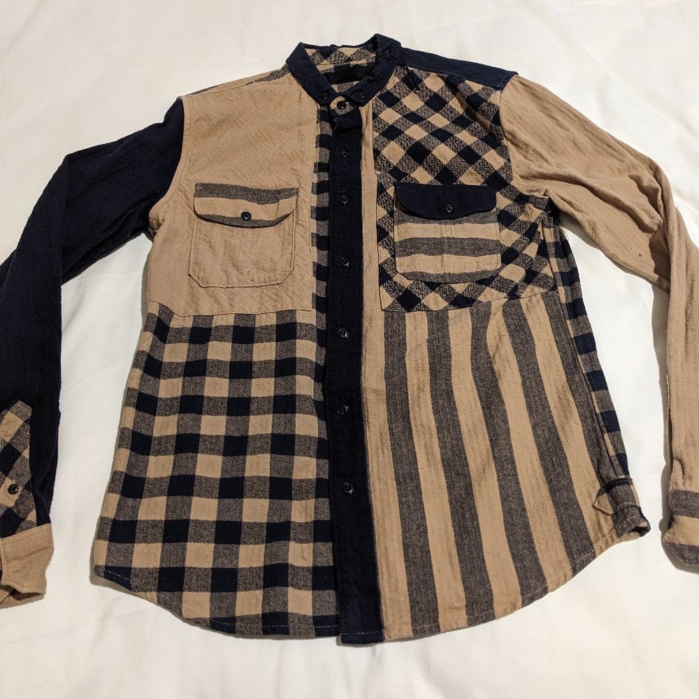 Black Scale Pattern Shirt